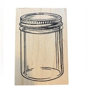Judikins Canning Jar Rubber Stamp - Never Used